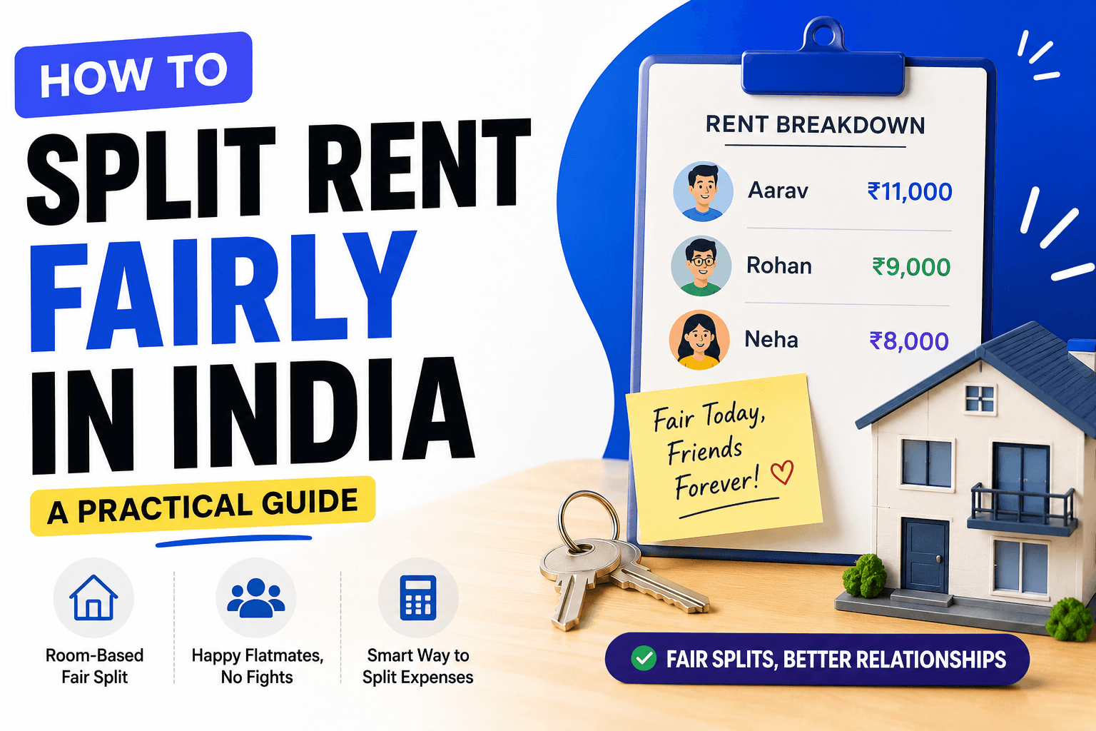 How To Split Rent Fairly In India (Without Ruining Friendships)